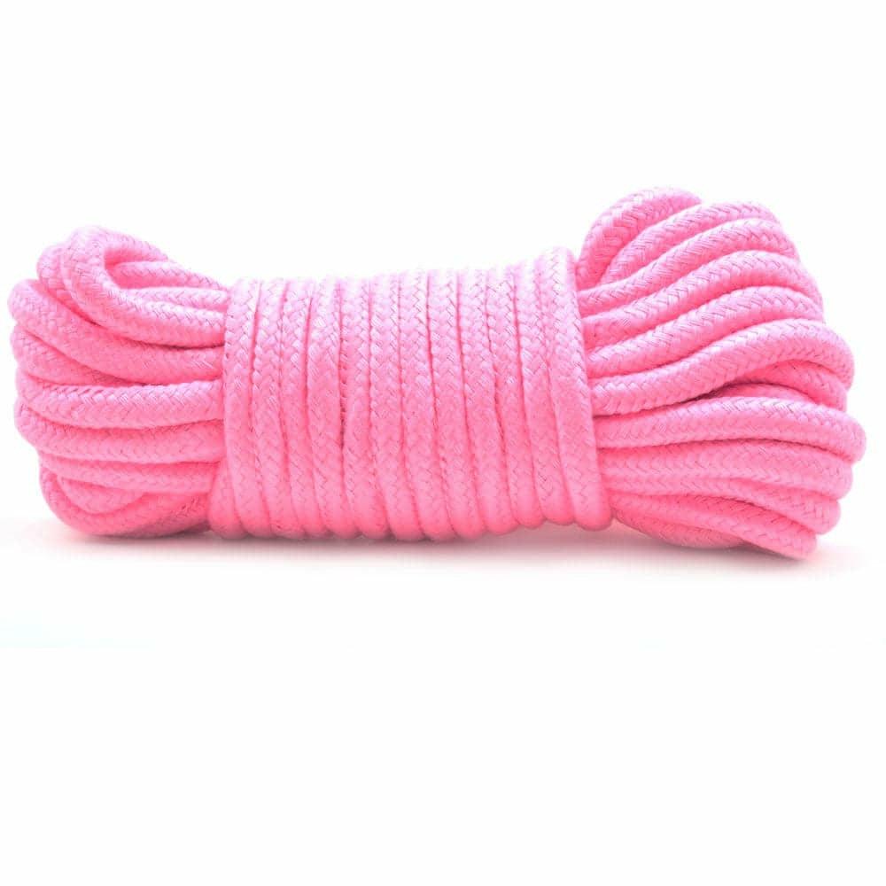 10 Metres Cotton Bondage Rope Pink  |  Handcuffs & Restraints