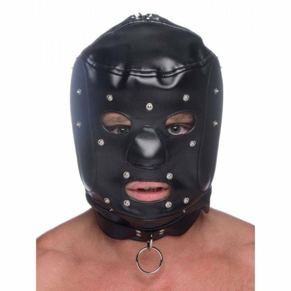 Bdsm Slave Hood With Removable Muzzle  |  Hoods And Headgear