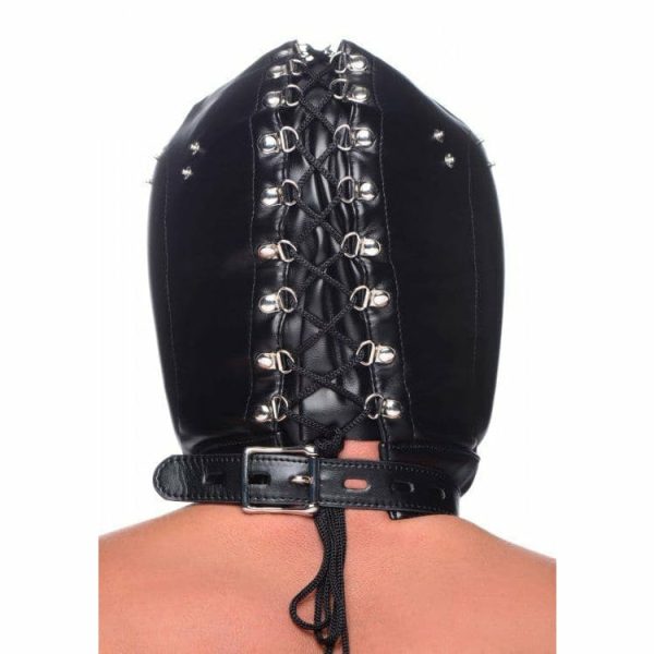 Bdsm Slave Hood With Removable Muzzle  |  Hoods And Headgear