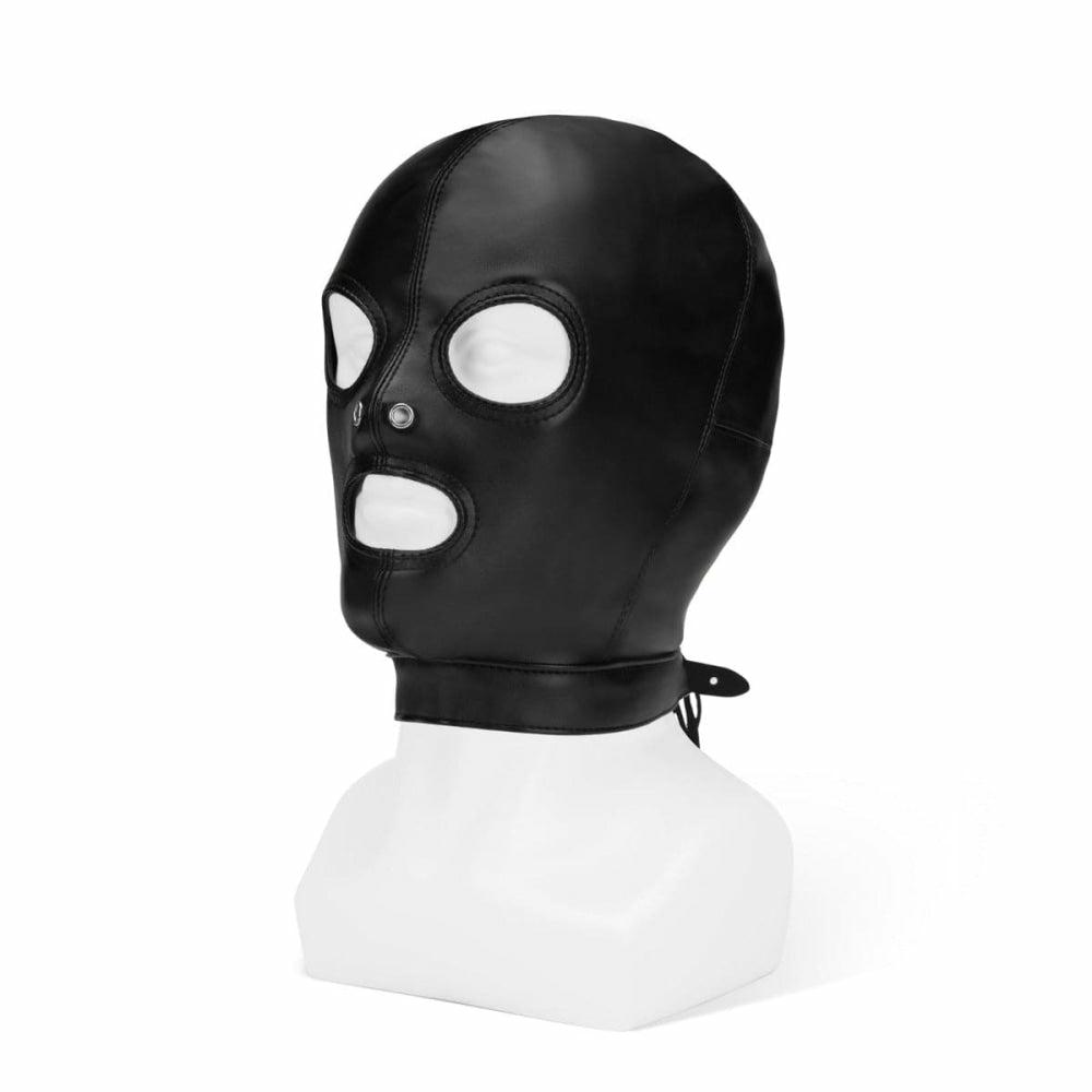 Black Hood With Eyes Nose Mouth  |  Hoods And Headgear