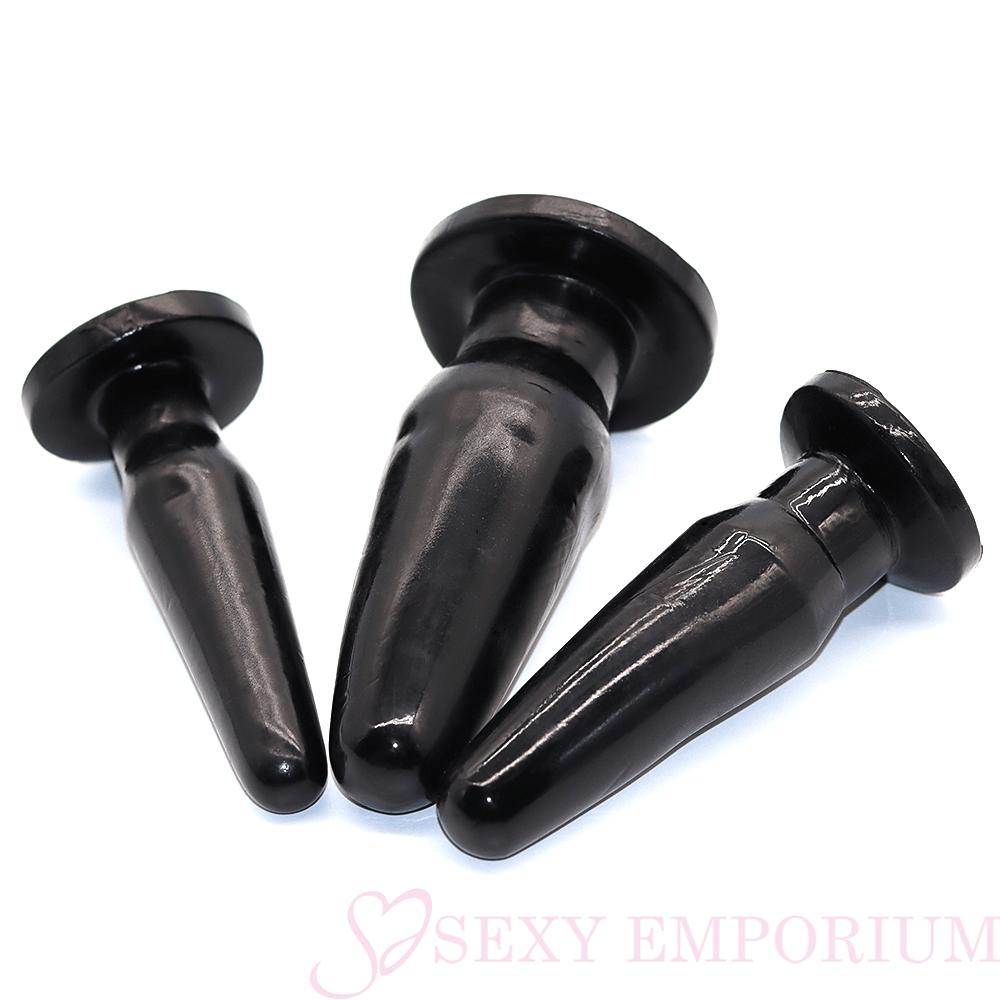 Black Liquorice Beginner'S Anal Training Set  |  Anal Sex Toys