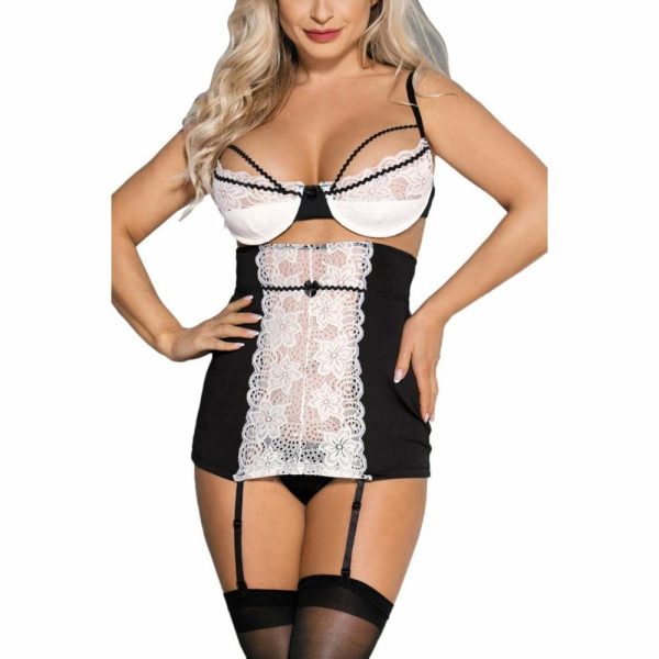 Black & White Lacy Set  |  Lingerie Sets