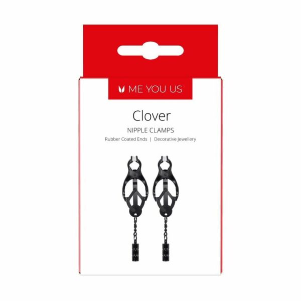 Clover Nipple Clamp Black  |  Nipple Toys