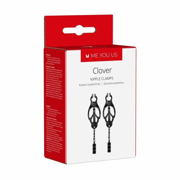 Clover Nipple Clamp Black  |  Nipple Toys