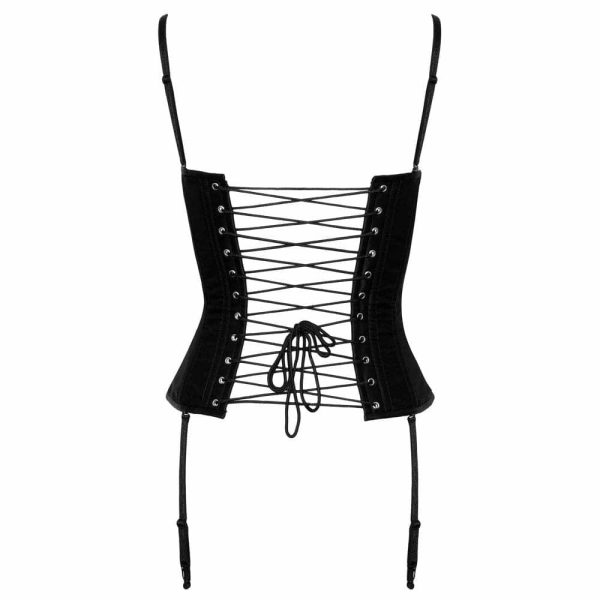 Cottelli Party Corset Black  |  Sexy Lingerie Uk Sizes (4 To 14)