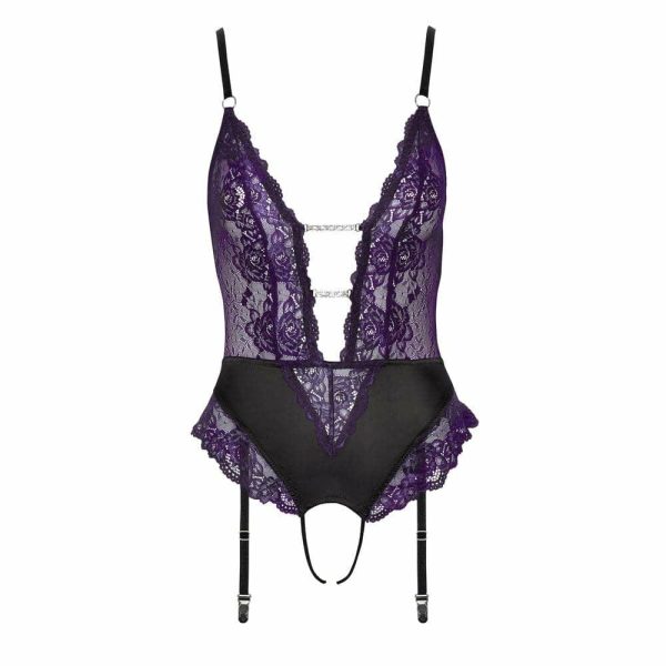 Crotchless Lace Body  |  Lingerie Sets