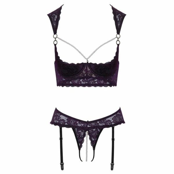 Cupless And Crotchless Bra Set  |  Lingerie Sets