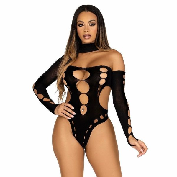 Cut Out Bodysuit With Thong Back  |  Sexy Lingerie Uk Sizes (4 To 14)