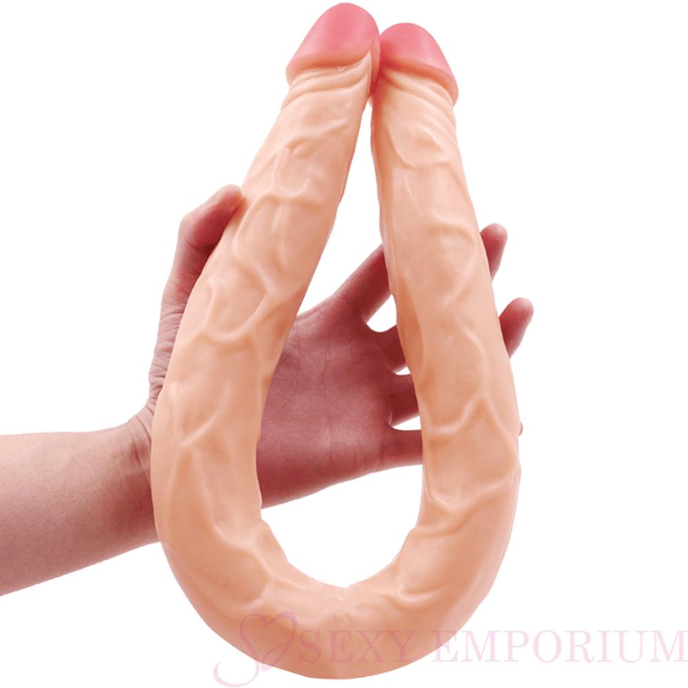 Double Ended Dildo Sex Toy Realistic Huge 18 Inch  |  Dildos