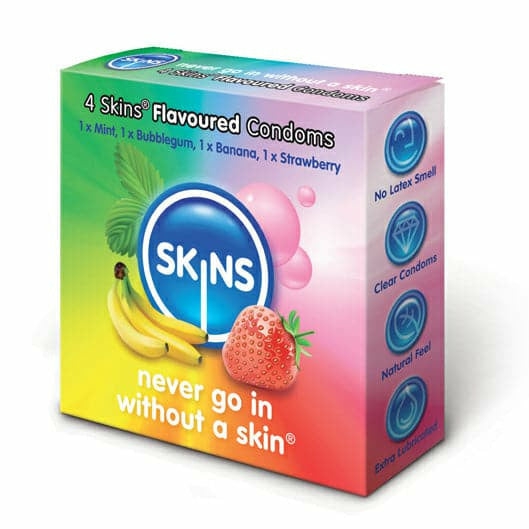 Flavoured Condoms 4 Pack  |  Condoms