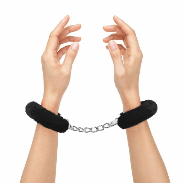 Furry Handcuffs Black  |  Handcuffs & Restraints