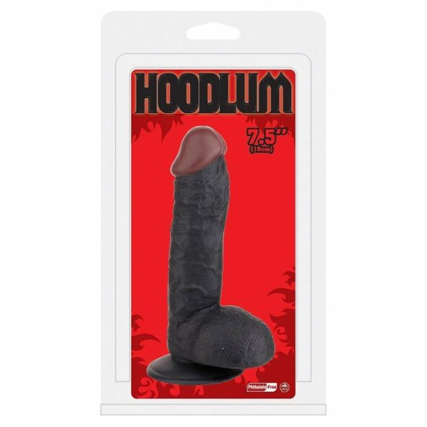 Hoodlum Realistic Black 7.5In  |  Dildos