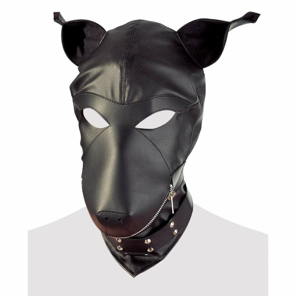 Imitation Leather Dog Mask  |  Hoods And Headgear