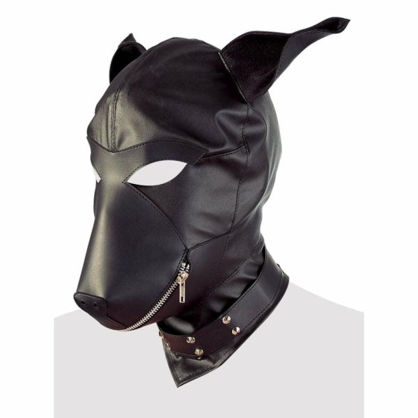 Imitation Leather Dog Mask  |  Hoods And Headgear