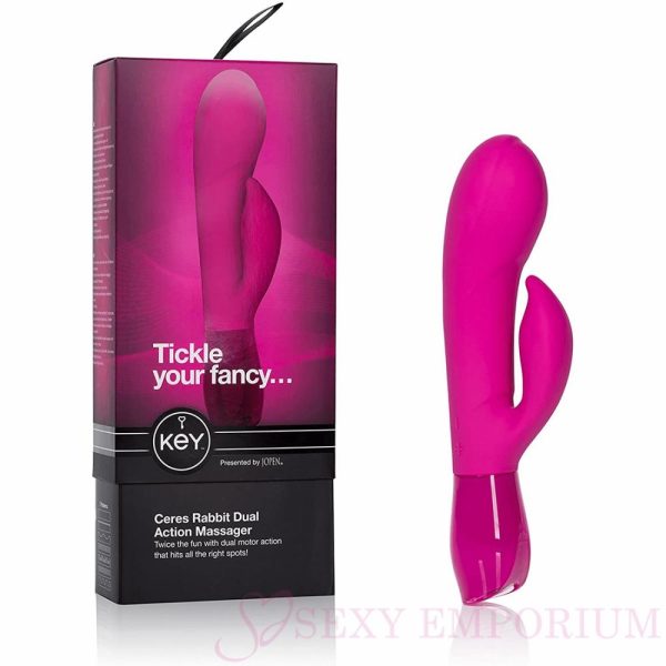 Jopen Ceres Rabbit Dual Action Massager Pink  |  Vibrators