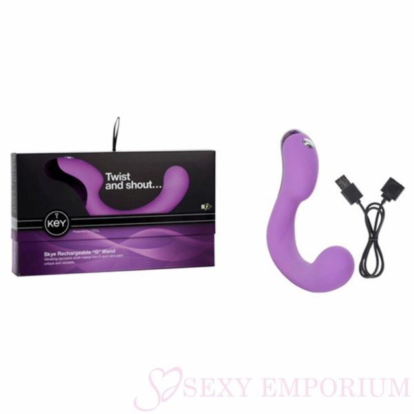 Jopen Skye Rechargeable "G" Wand Purple  |  Vibrators