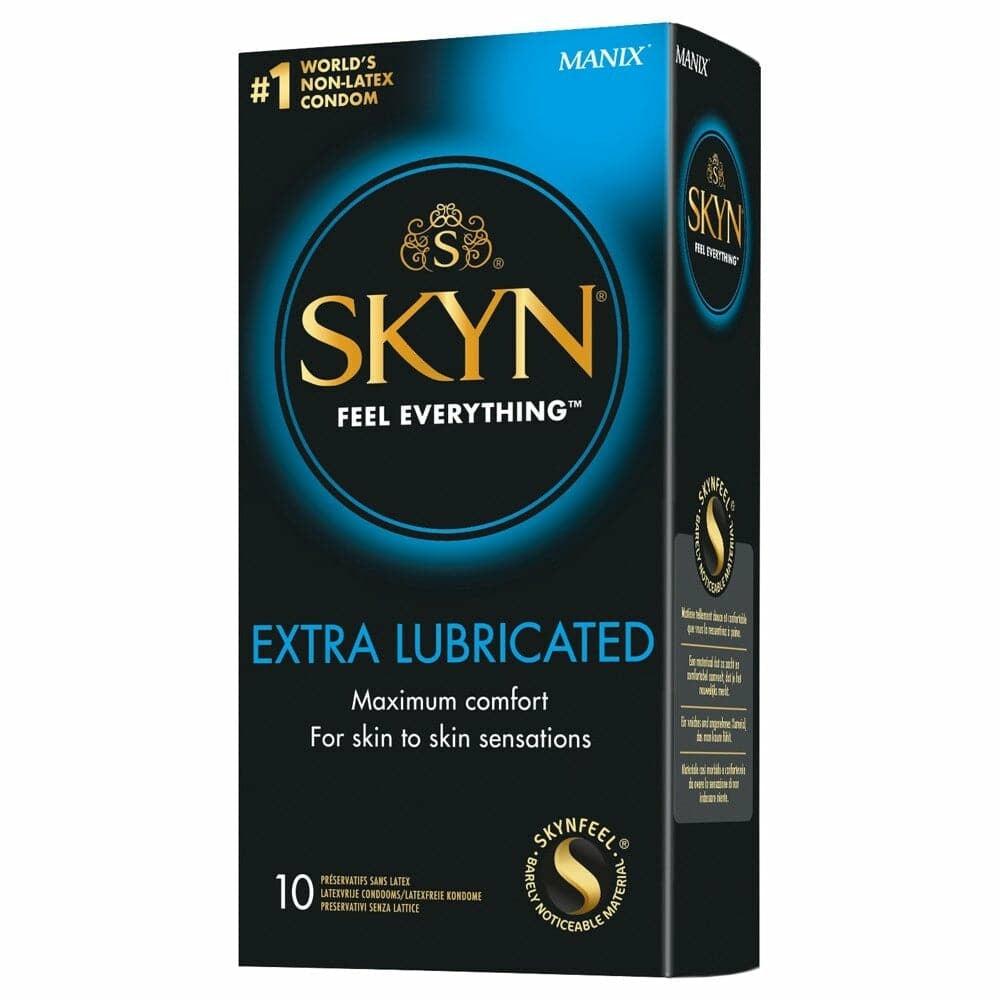 Latex Free Condoms Extra Lubricated 10 Pack  |  Condoms