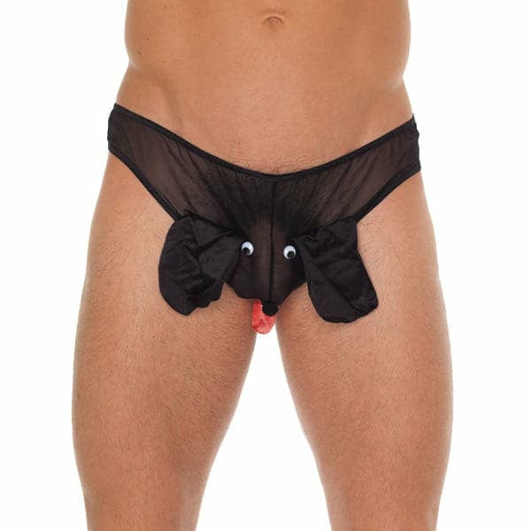 Mens Black Animal Pouch  |  Sexy Menswear