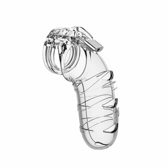 Model 05 – Chastity – 5.5" – Cock Cage – Transparent  |  Chastity & Padlocks