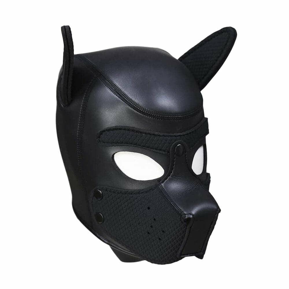 Neoprene Puppy Mask Puppy Play  |  Hoods And Headgear