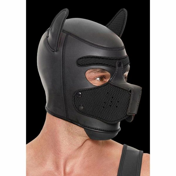 Neoprene Puppy Mask Puppy Play  |  Hoods And Headgear