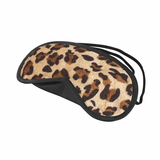 Peek-A-Boo Love Mask Leopard Print  |  Blindfolds