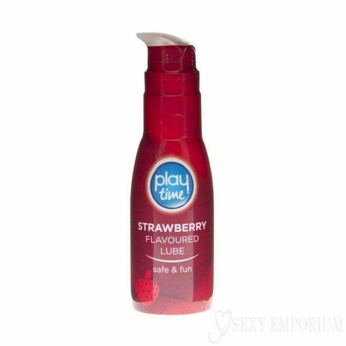 Playtime Strawberry Lubricant 75Ml  |  Lubricants & Oils