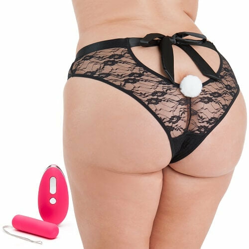 Plus Size Remote Control Knicker Vibrator  |  Sexy Plus Size Lingerie