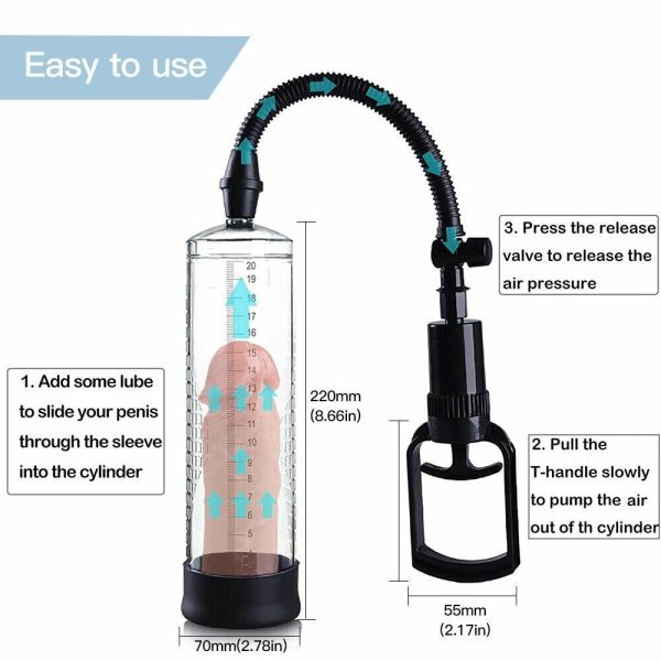 Power Penis Pump With Vagina Sleeve  |  Penis Toys