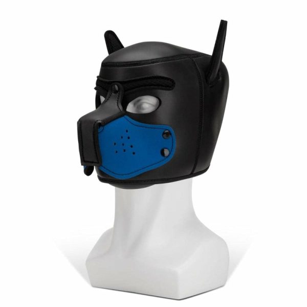 Puppy Muzzle Blue  |  Hoods And Headgear