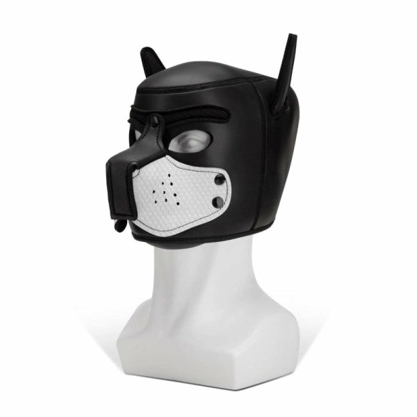 Puppy Muzzle White  |  Hoods And Headgear