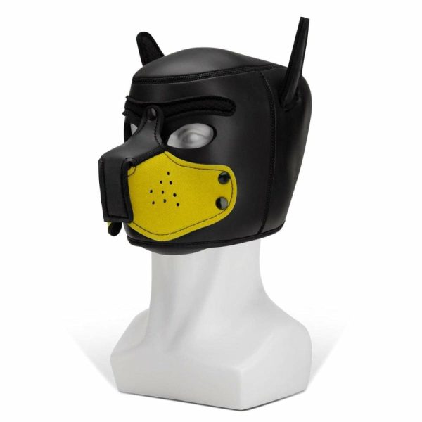 Puppy Muzzle Yellow  |  Hoods And Headgear