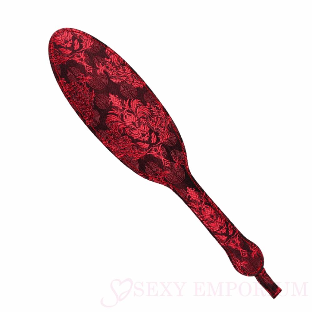 Red Satin Spanking Paddles  |  Paddles, Whips & Spankers