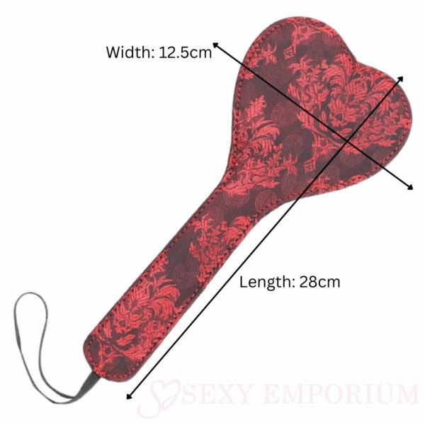 Red Satin Spanking Paddles  |  Paddles, Whips & Spankers