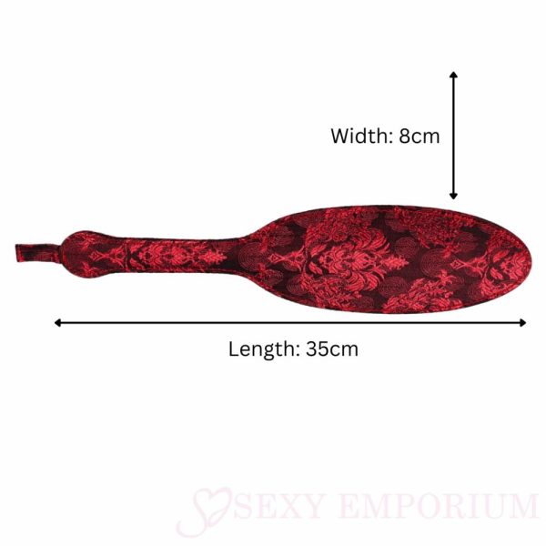 Red Satin Spanking Paddles  |  Paddles, Whips & Spankers