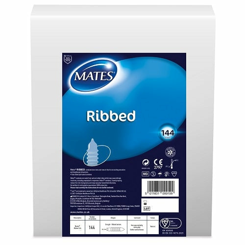 Ribbed Condom Bx144 Clinic Pack  |  Condoms