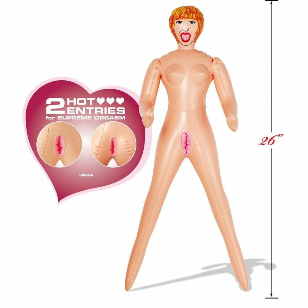 Romping Rosy Mini Inflatable Sex Doll  |  Stag Party/Hen Do