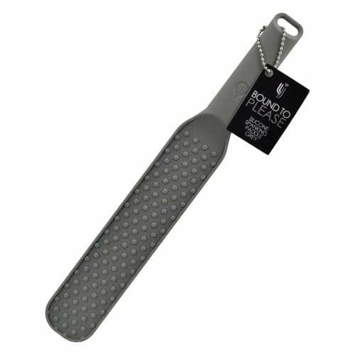 Silicone Spanking Paddle Grey  |  Paddles, Whips & Spankers