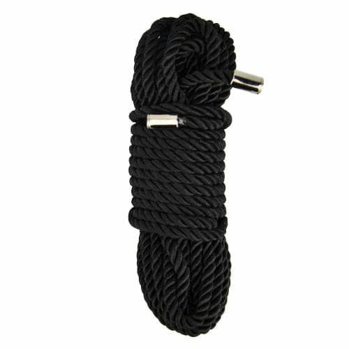 Silky Bondage Rope 10M Black  |  Bondage Rope