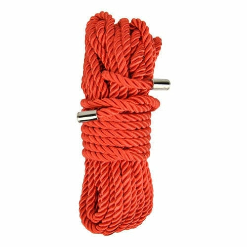 Silky Bondage Rope 10M Red  |  Handcuffs & Restraints