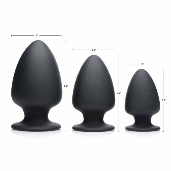 Squeezable Silicone Anal Plug – Medium  |  Anal Sex Toys