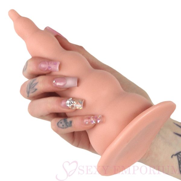 The Gaper 7 Inch Dildo Flesh  |  Anal Sex Toys