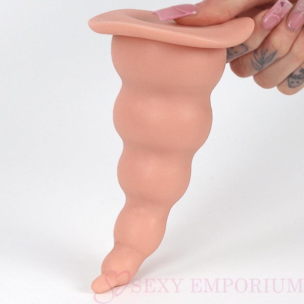 The Gaper 7 Inch Dildo Flesh  |  Anal Sex Toys