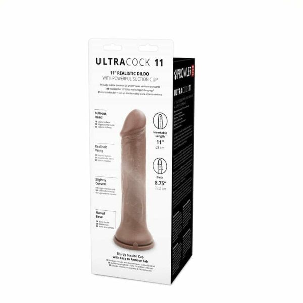 Ultra Cock 11 Dildo – Caramel  |  Dildos