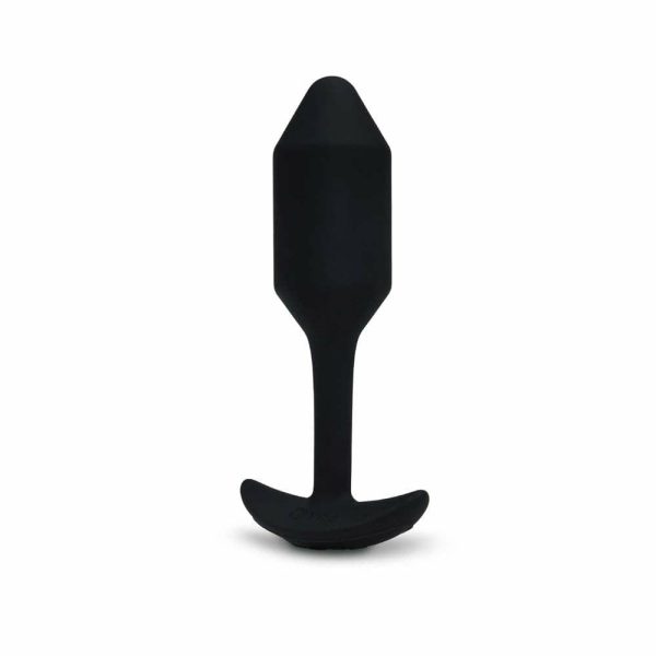 Vibrating Snug Plug Black Medium  |  Anal Sex Toys