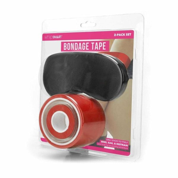 Whipsmart 100Ft Bondage Tape-Red  |  Bondage Tape